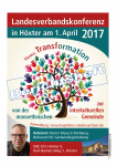 Titelseite Berichtsheft Landesverbandsrat 2017 Hoexter